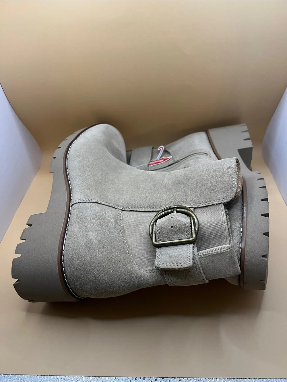 Women's Suede Ankle Booties Size 9.5 NWOB